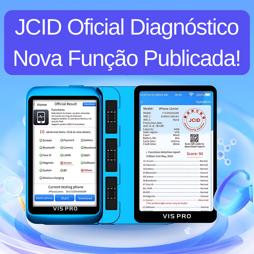 Diagnóstico: Novo App V1S Pro